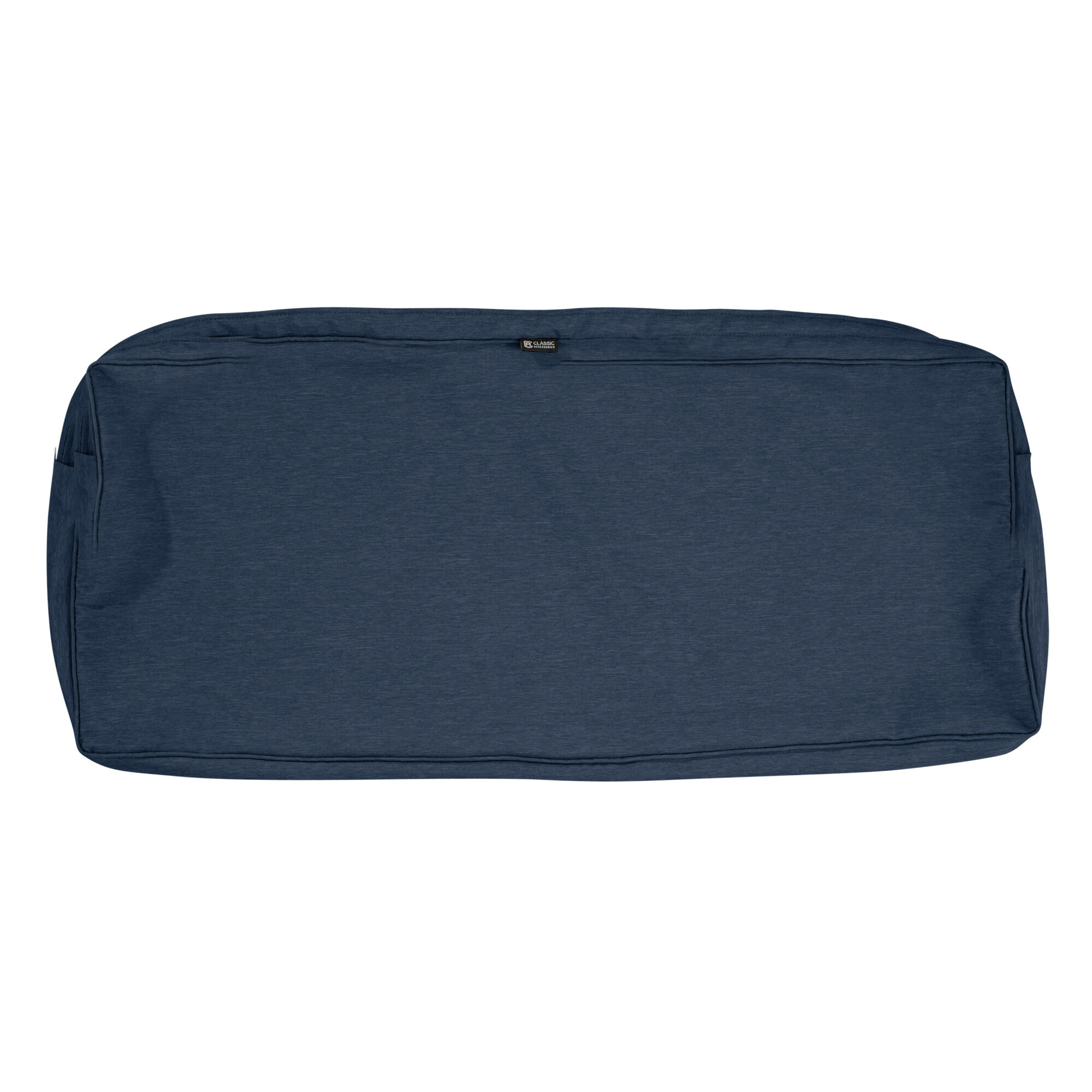 Classic Accessories Water-Resistant Patio Bench/Settee Cushion Cover — 42in. x 18in. x 3in., Heather Indigo, Model# 60-137-015501-RT